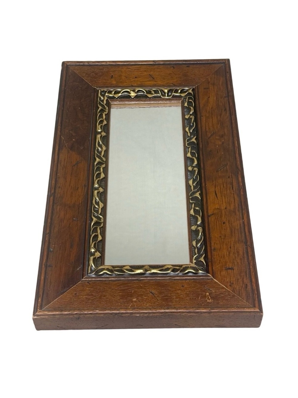 Paragon Picture Gallery Wall Mirror Brown Gold Dark Wood Frame Accent Mirror